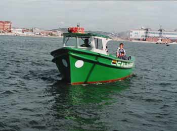 Panormica de uno de los botes